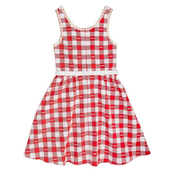 Stitch Shoppe X Coca-Cola Gingham Belt "Olivia" Dress Size XL - Picture 2 of 8